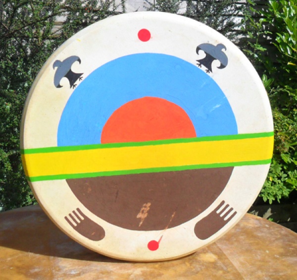 Painted Frame Drum.